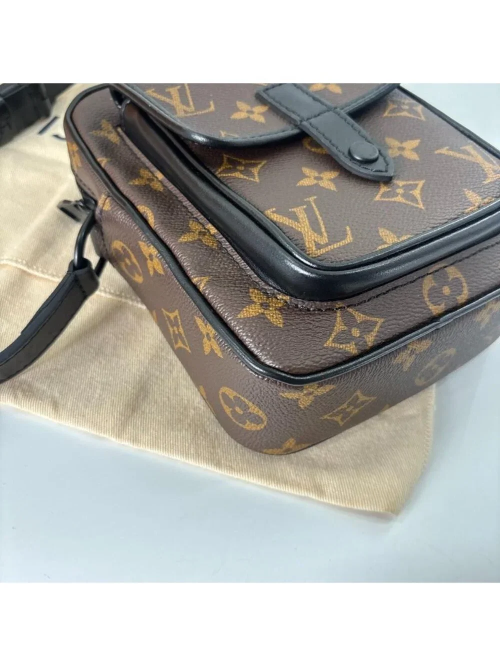 Louis Vuitton Monogram Macassar Christopher Shoulder